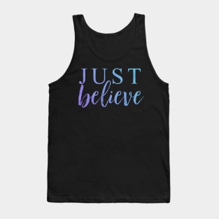 Just Believe Pastel Damask Tank Top